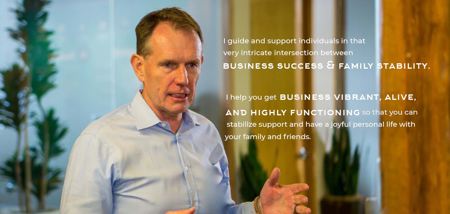 Rich Christiansen Quote Business Success and Family Stability